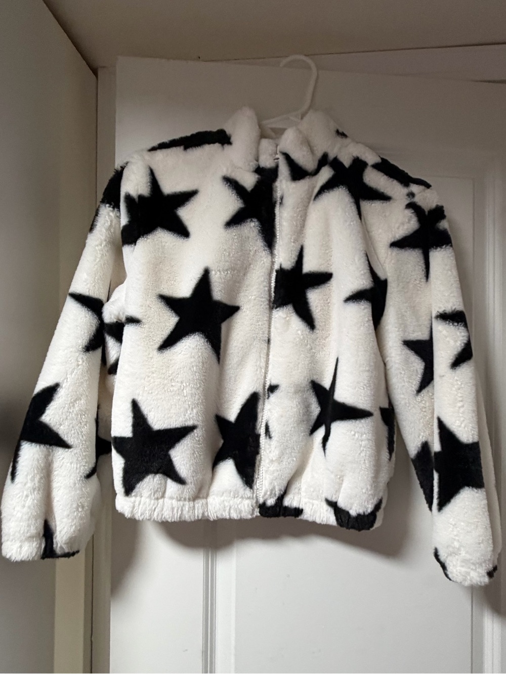 Girls Jacket - White & Black